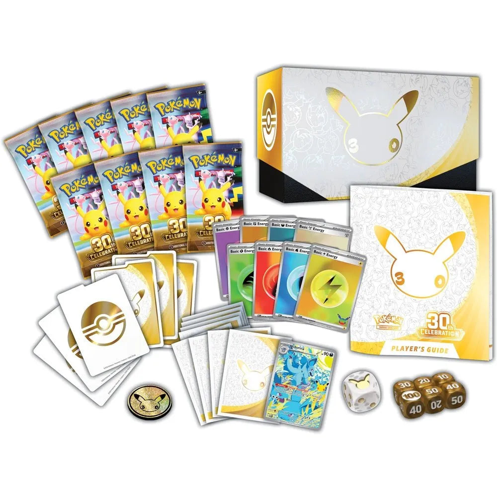 Pokémon TCG 30th Anniversary Celebrations Elite Trainer Box – Pack of 10