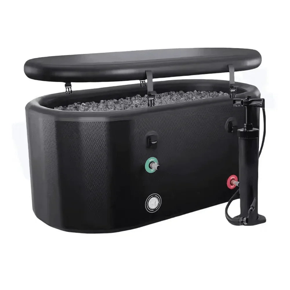 Inflatable Ice Bath Tub for Cold Plunge Therapy – 1–2 Person Recovery Pool
